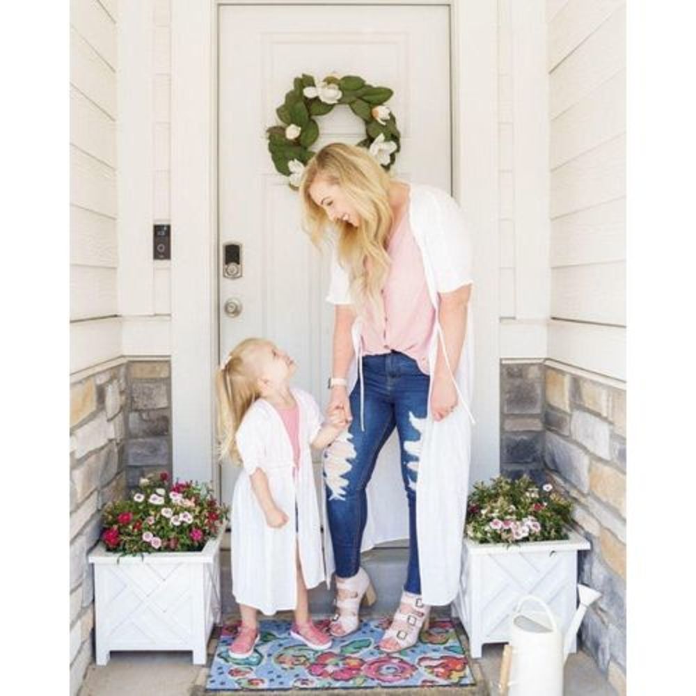 💜 2/$30! 🆕️ NWT! BAILEY'S BLOSSOMS Katrina Cover Up Kimomo White